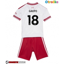 Otroške Nogometnih dresov Liverpool Cody Gakpo #18 Gostujoči 2026-27 Kratki rokavi (+ hlače)